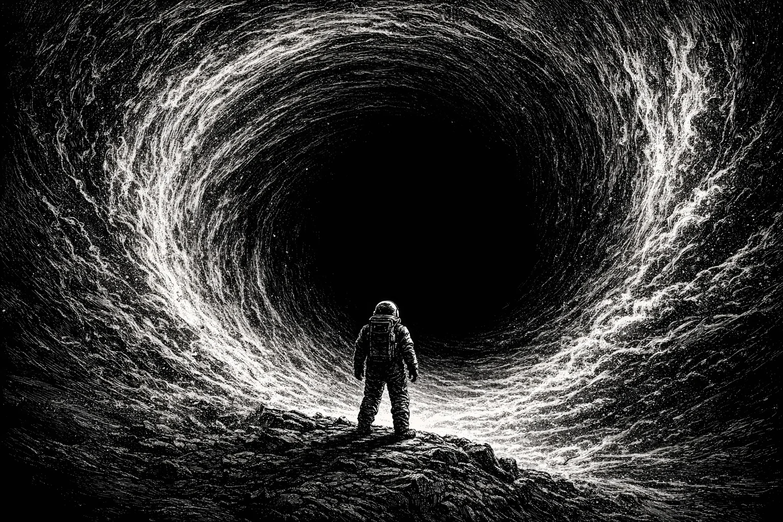Astronaut exploring the digital universe - FeiDu VPN